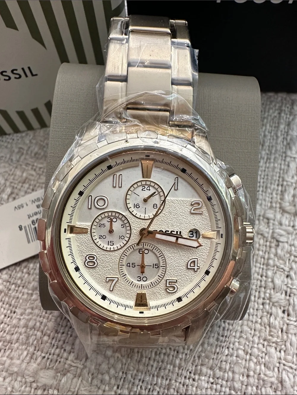 Fossil Gold and Silver Men’s Chronograph Watch